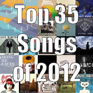 Top 35 songs of 2012